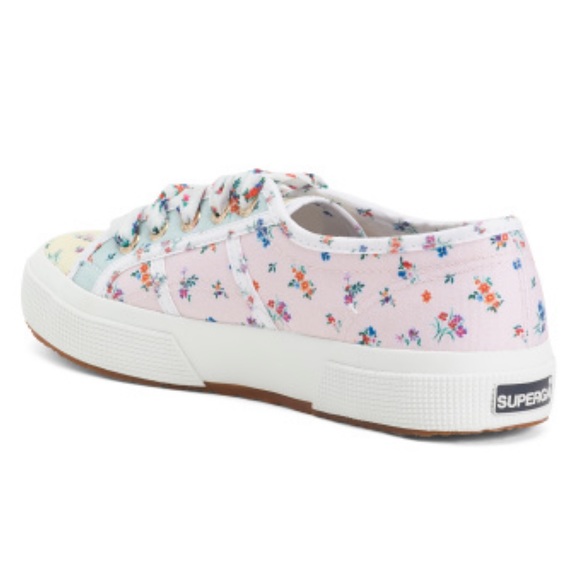 NIB -Flower Print Mix Sneakers - Picture 3 of 4